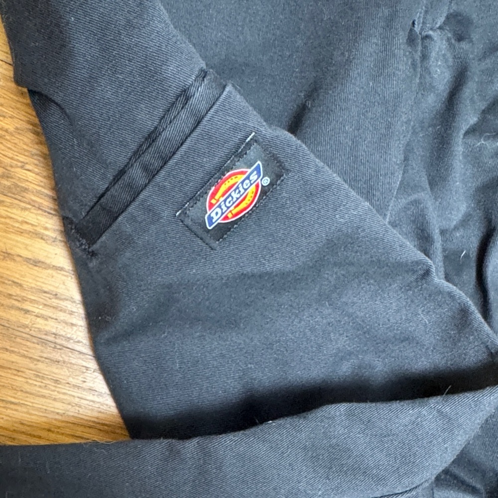 Dickies Black Casual Pants with Logo